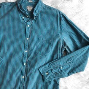 J. Crew factory - tailored slim fit gingham shirt